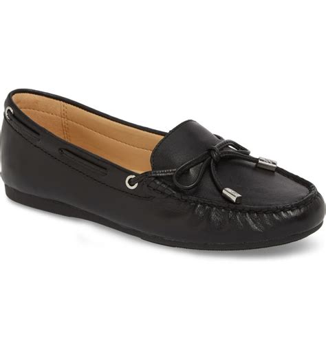 michael kors sutton moc aluminum|Michael Kors Women's Sutton Leather Moccasins .